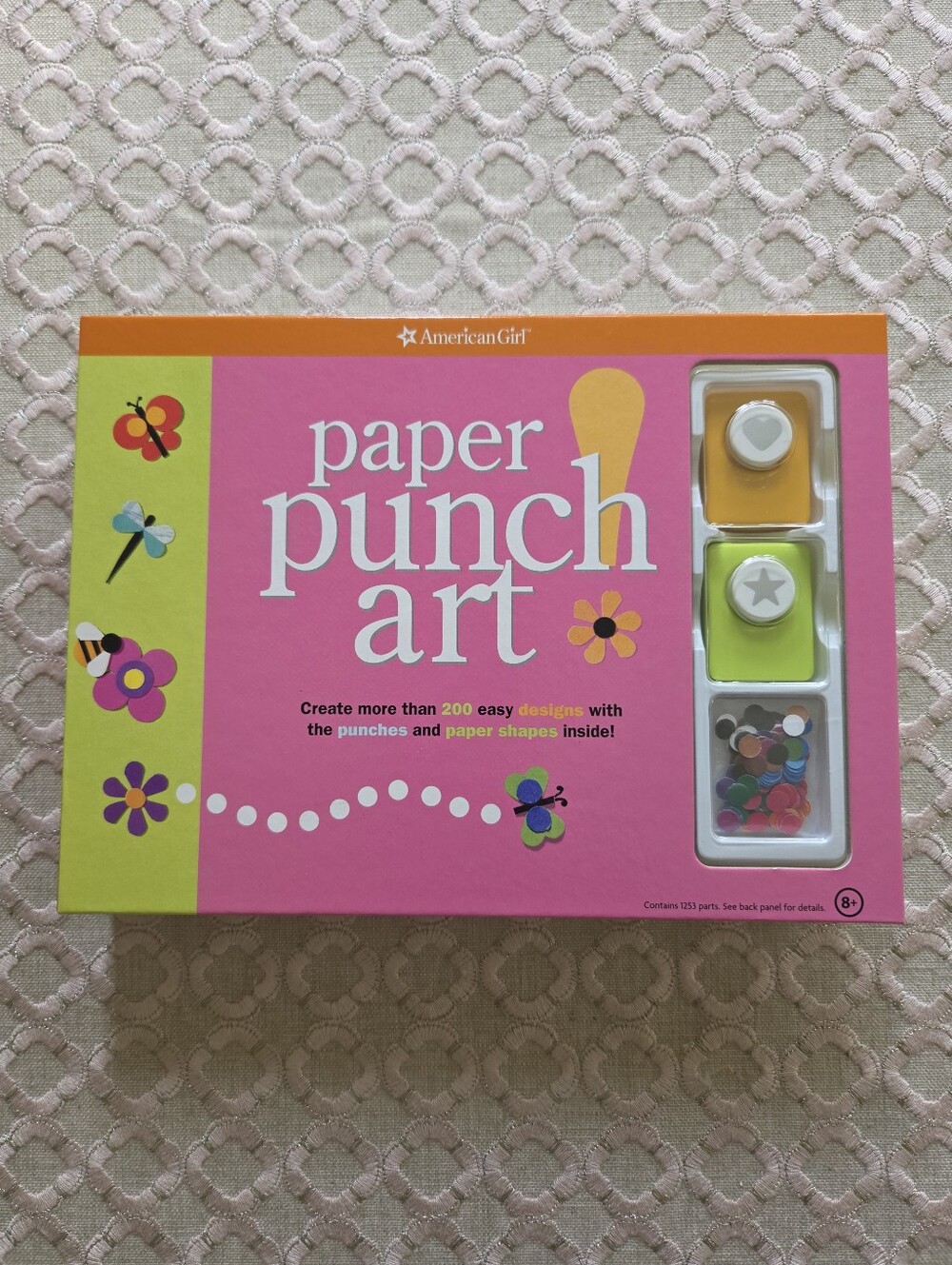NIB American Girl Paper Punch Art Book + Craft Kit Retired